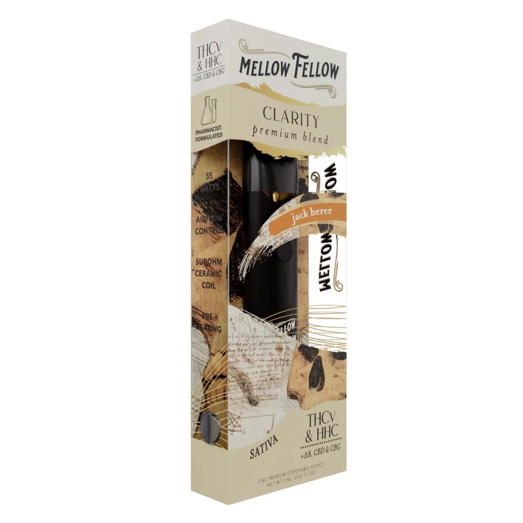 Mellow Fellow - Disposable - 2ML - Clarity Blend, Flavor: Jack Herer