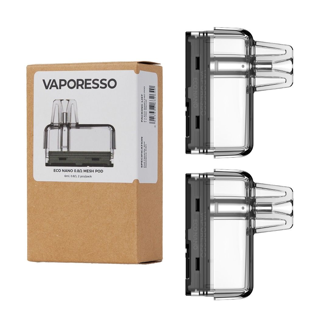 Vaporesso ECO Nano Pods 2pk, ohms: .8 ohm