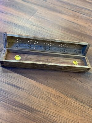Vines Design Coffin Incense Burner