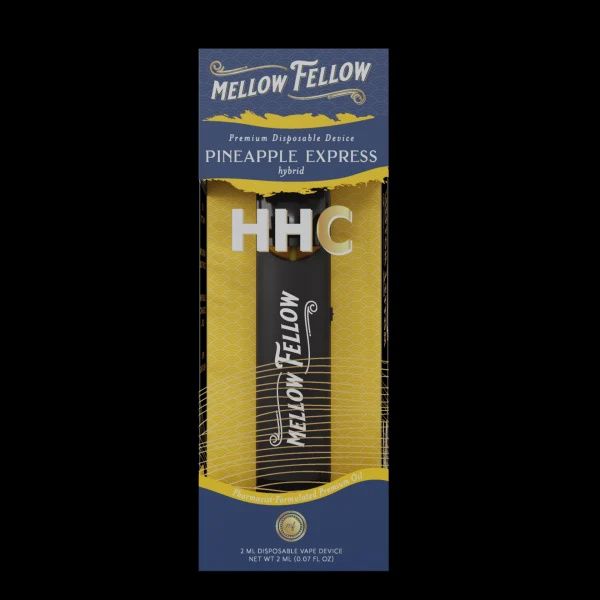 Mellow Fellow Disposable 2ML HHC Pineapple Express, Flavor: Pineapple Express