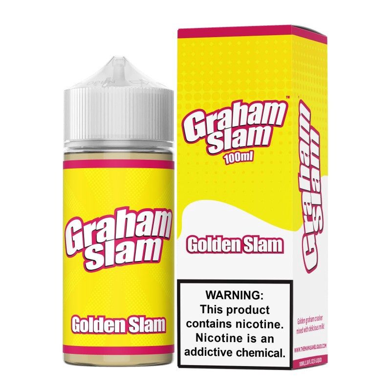 Graham Slam E-Liquids, Flavor, Size, mg: Golden Slam, 100ml, 0mg