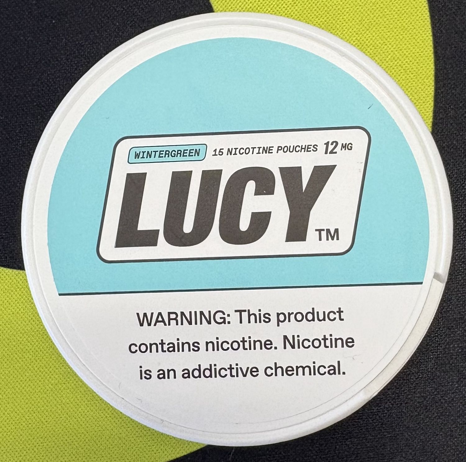 Lucy Nicotine Pouches, Flavor, MG: Wintergreen 12mg