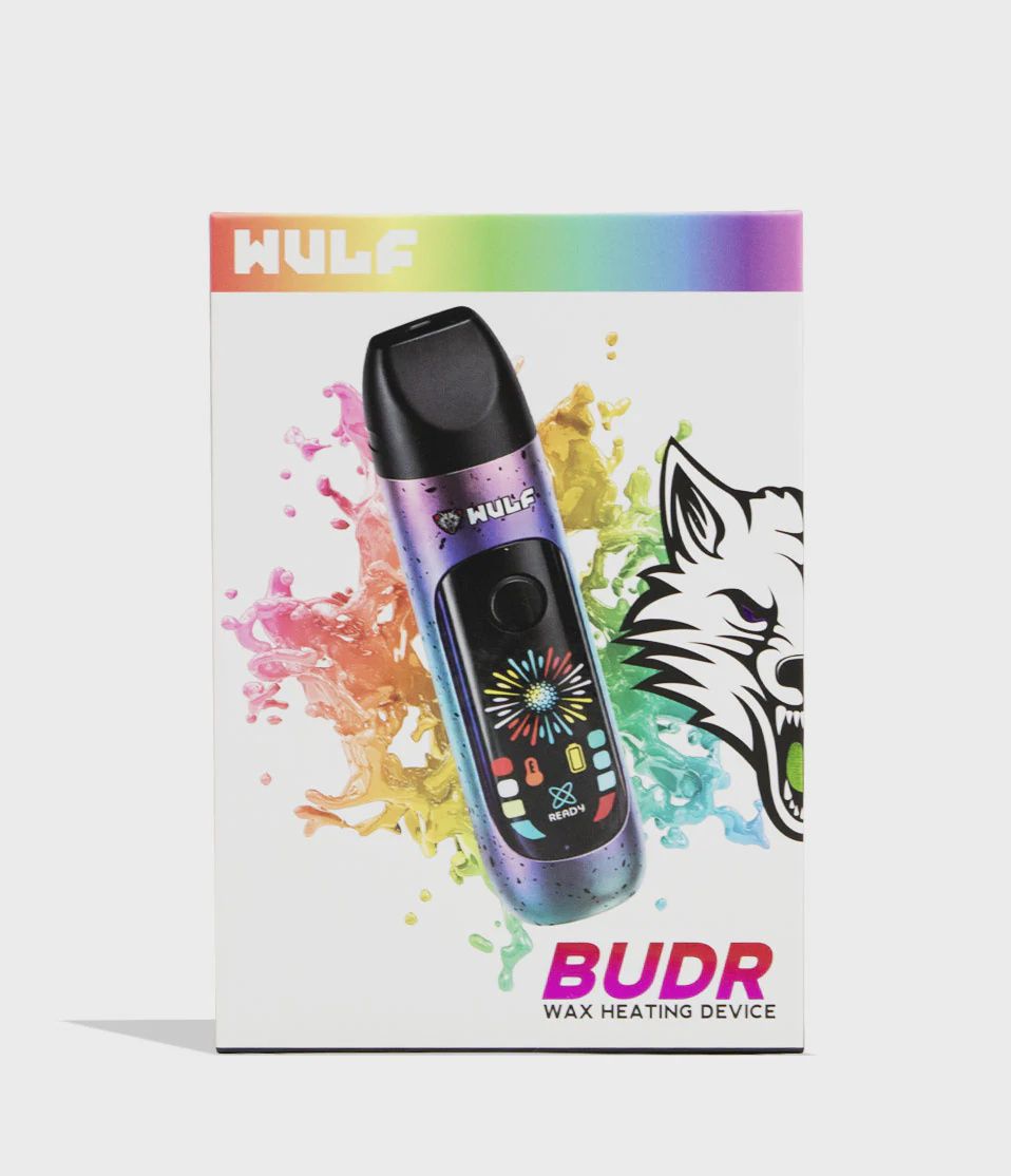 Wulf Mods Budr Portable Concentrate Vaporizer, Color: Rainbow