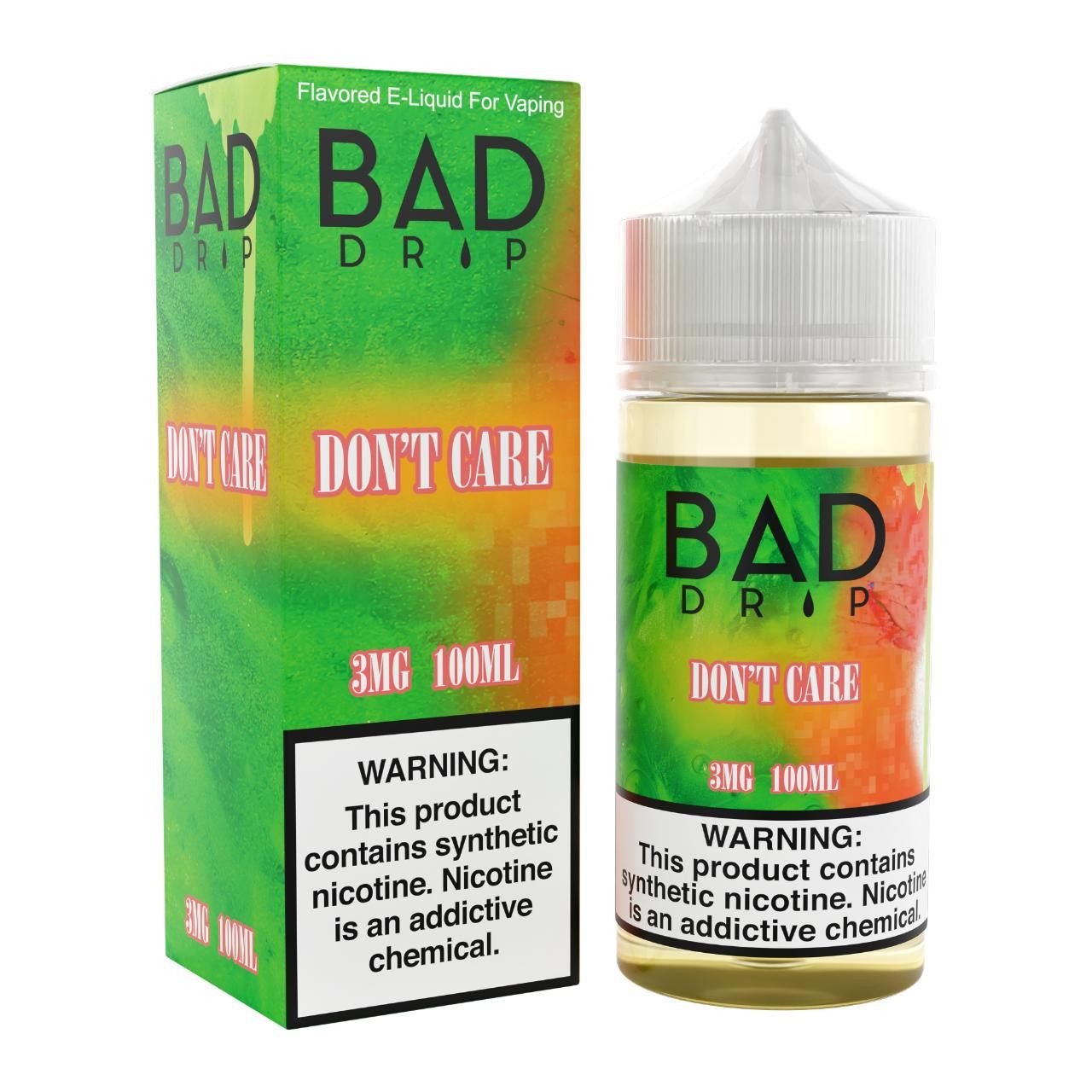 Bad Drip E-Liquid 100ml, Flavor, Nic Level, Size: Don't Care 100ml 3mg