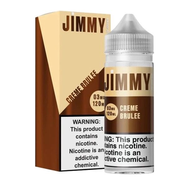 Jimmy the Juice Man 120ml E-Liquid, Flavor, mg, Size: Creme Brulee 120ml 3mg