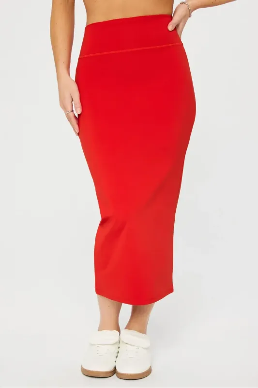 PureLuxe Midi Skirt