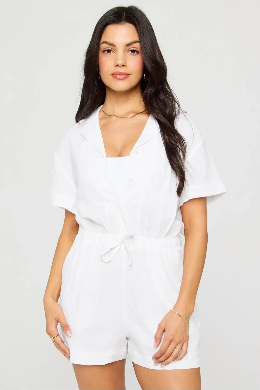 Cotton Voile Short Onesie
