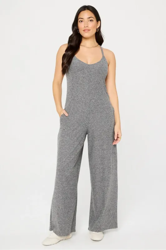 Cloud Jersey Wide Leg Onesie