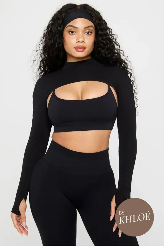 Sheer Rib Shrug
