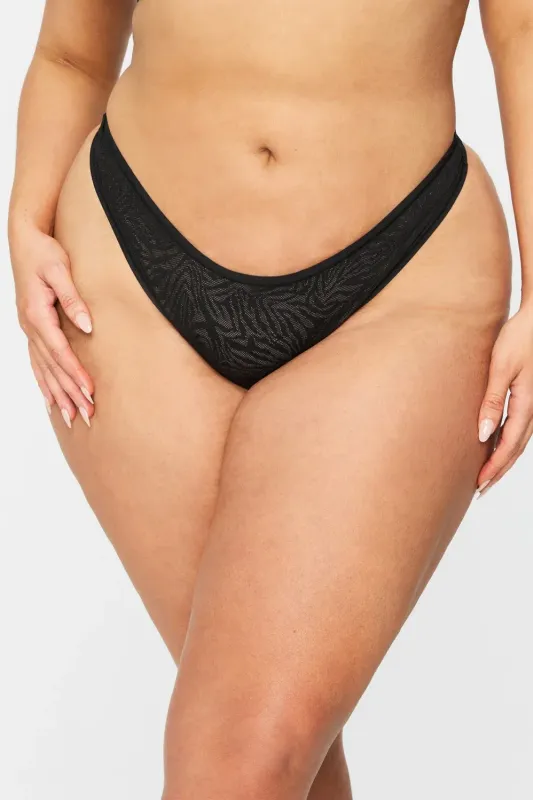 Hot Mesh Thong