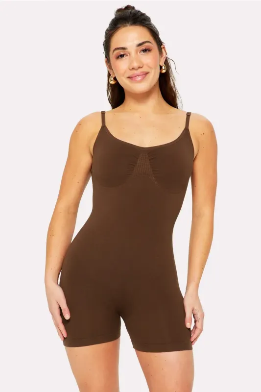 Smooth As Hell Shaping Short Onesie