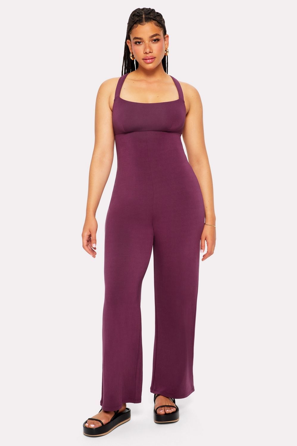 Smooth As Hell Criss Cross Back Jumpsuit