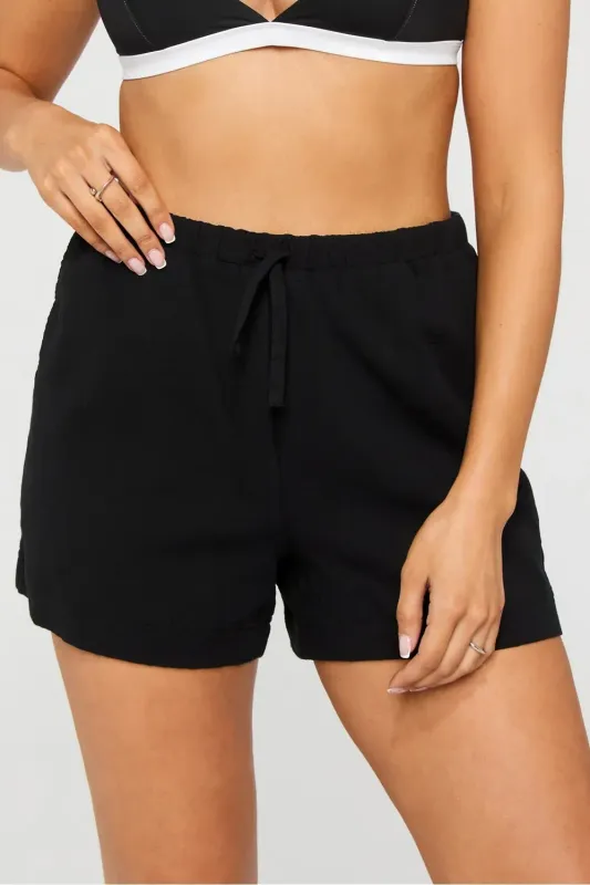 Cotton Voile Drawstring Short
