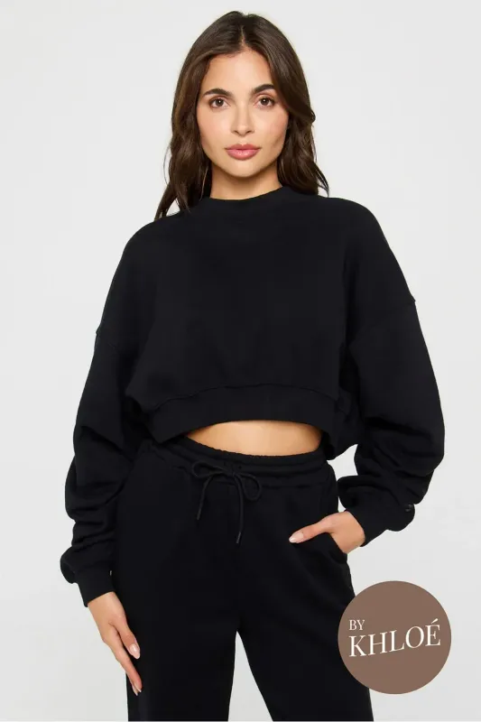 Weekend Cropped Sweatshirt