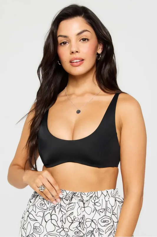 Scoop Swim Top