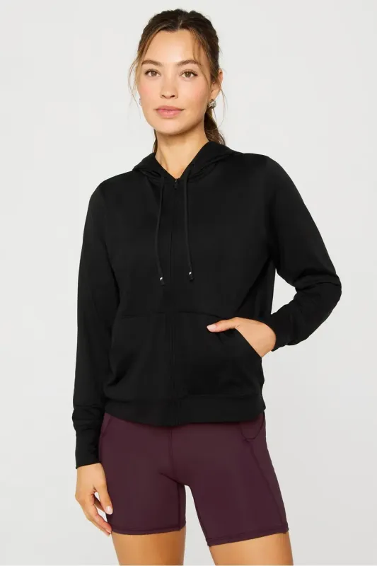 Cloud Jersey Full Zip Hoodie