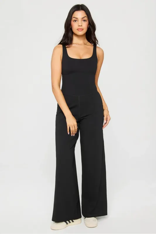 PureLuxe Wide-Leg Jumpsuit