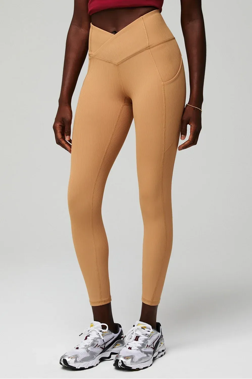 Oasis Rib HW Crossover 7/8 Legging