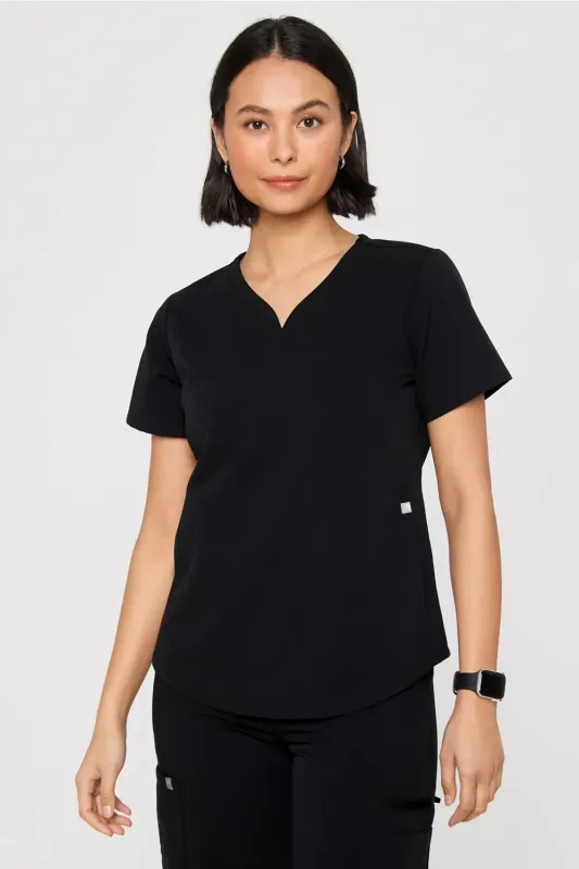 Petal 3-Pocket Scrub Top