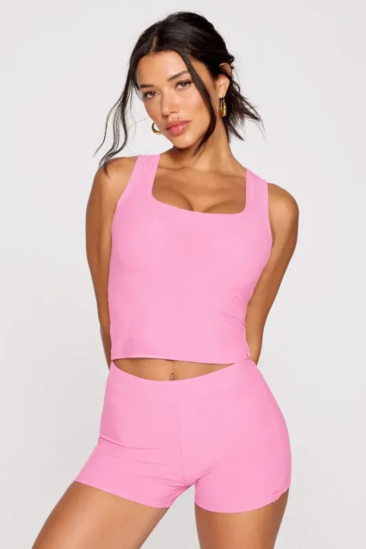 Soft Rib Cropped Tank