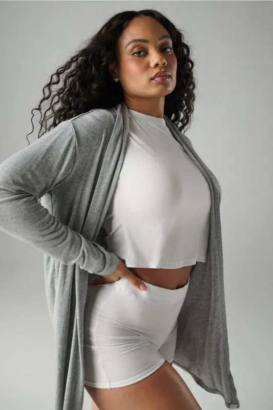 Soft Rib Cardigan