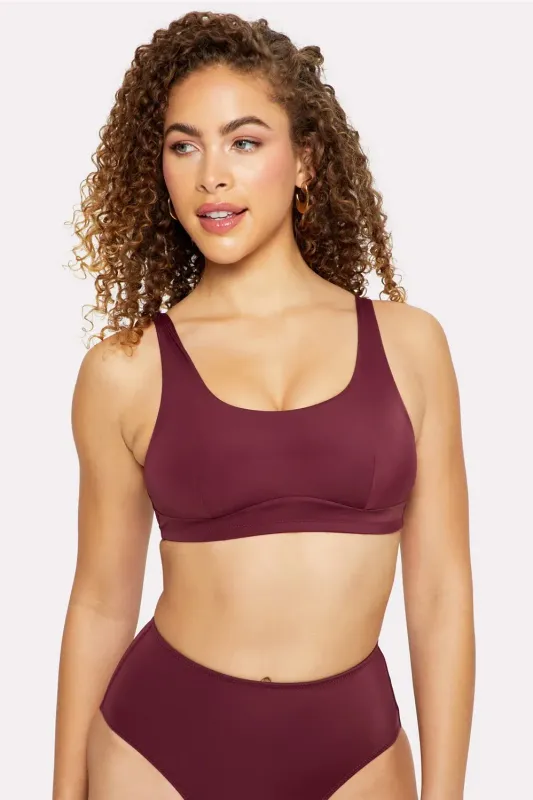 Shaping Swim Square Neck Bikini Top