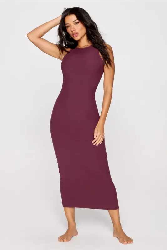 Soft Rib Sleeveless Maxi Dress