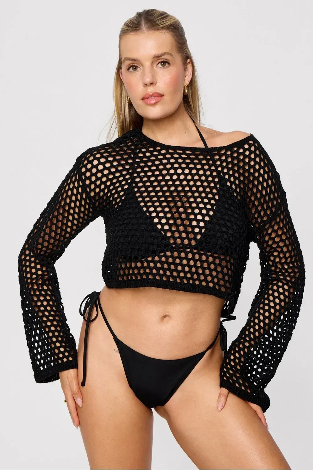 Crochet Long Sleeve Top