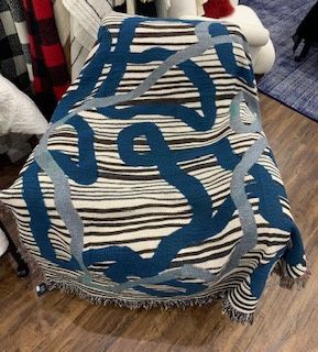 EA Parker Artist Blue Throw