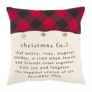 MP Christmas Def Button Pillow