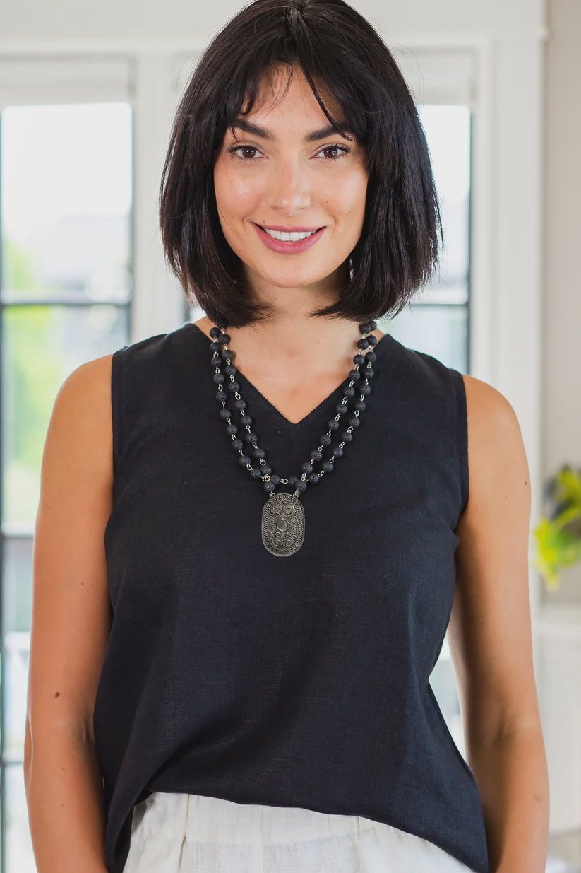 Necklace Simione Black