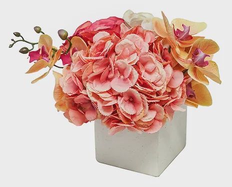 Ivy Guild Coral Cerise Florals
