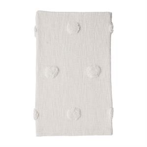 MP Cream Tufted Dot Throw