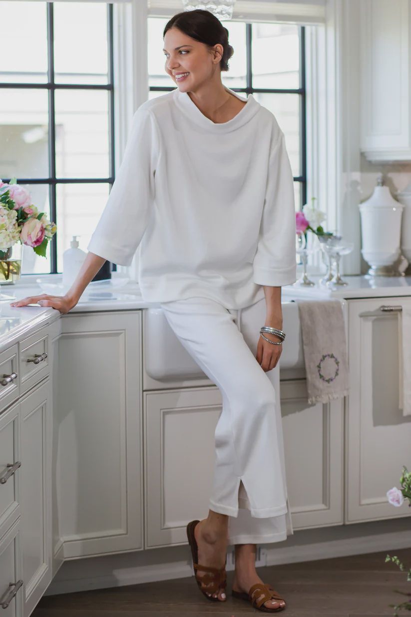 Comfy Corrina Pant White S