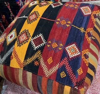 Loloi Kilim XL Pouf One of Kind PVIN04