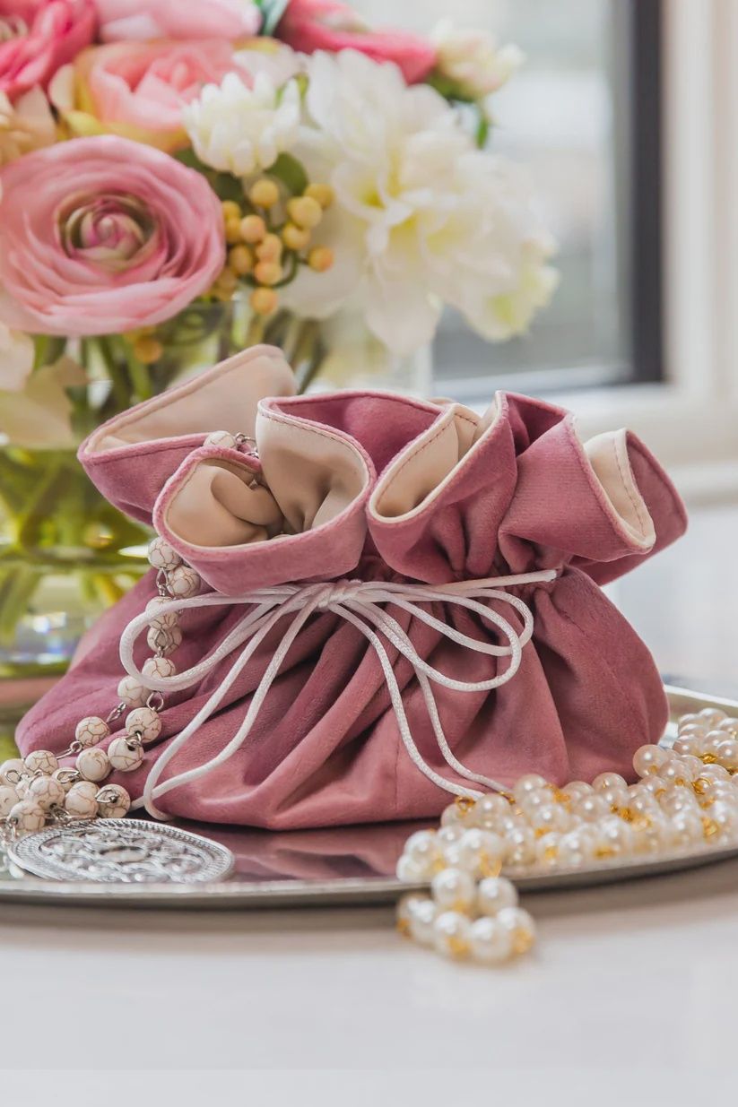 Jewelry Blossom Pouch Rose