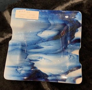 EA Small Blue Ashtray