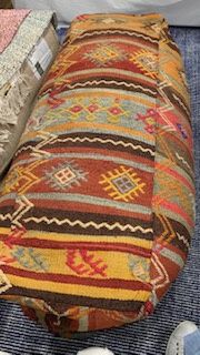 Loloi Kilim XL Pouf One of Kind PVIN8