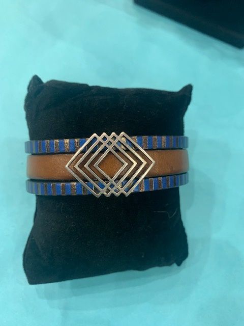 AMY Metallic Stripe Bracelet
