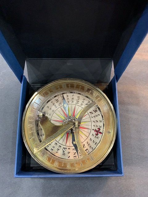 AF 18th Century Sundial &amp; Compass