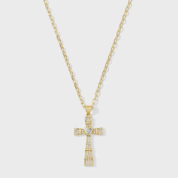 Lovely Cross Pendant Necklace