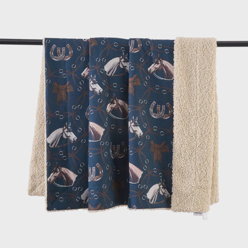 Saratoga Teddy-Backed Throw, 50" x 60"