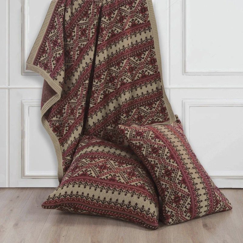 HE Fair Isle Knit Euro Sham