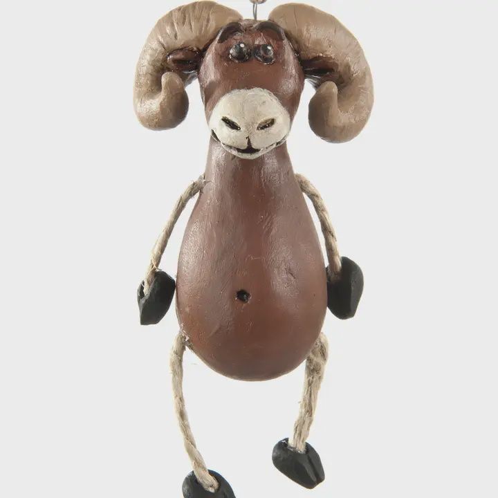 Ornament Longhorn Sheep
