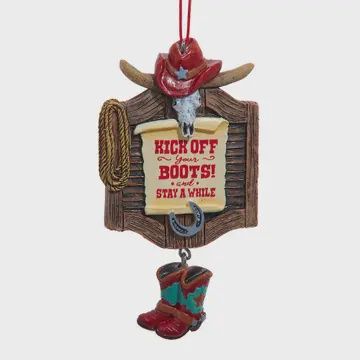 Western Saloon Ornament