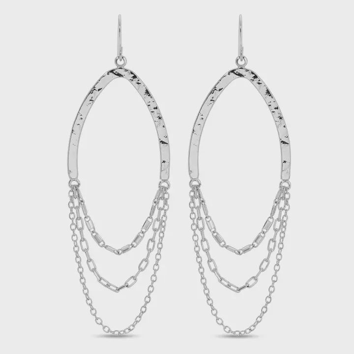 Long and Layered Drop Earrings