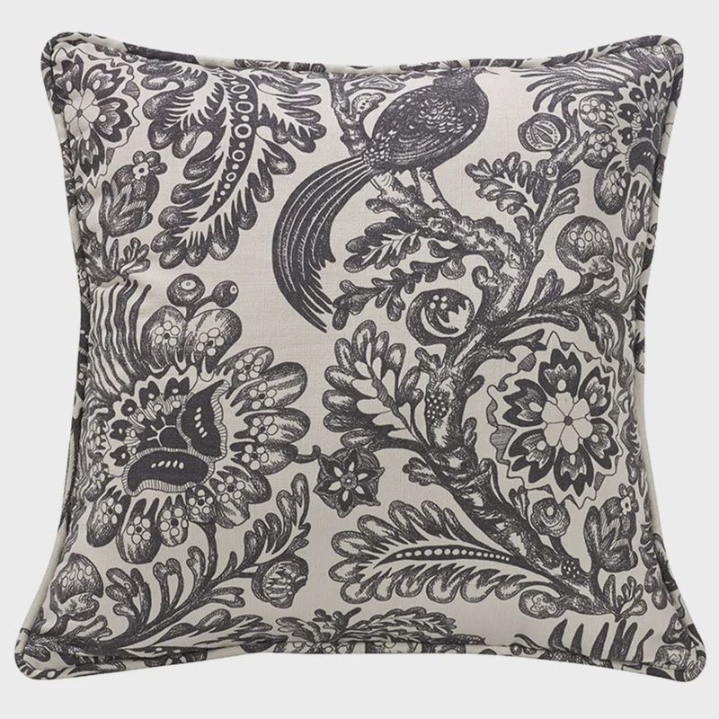 HE Augusta Embroidered Throw Pillow18x18