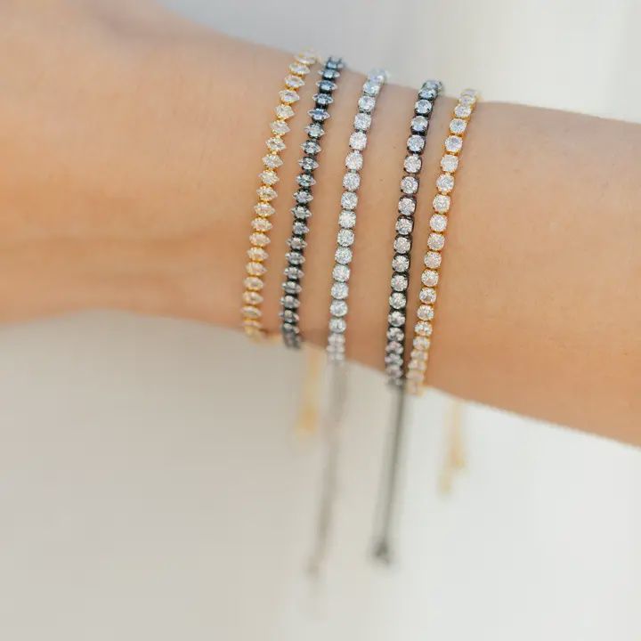 Pulley Tennis Bracelet - 3mm