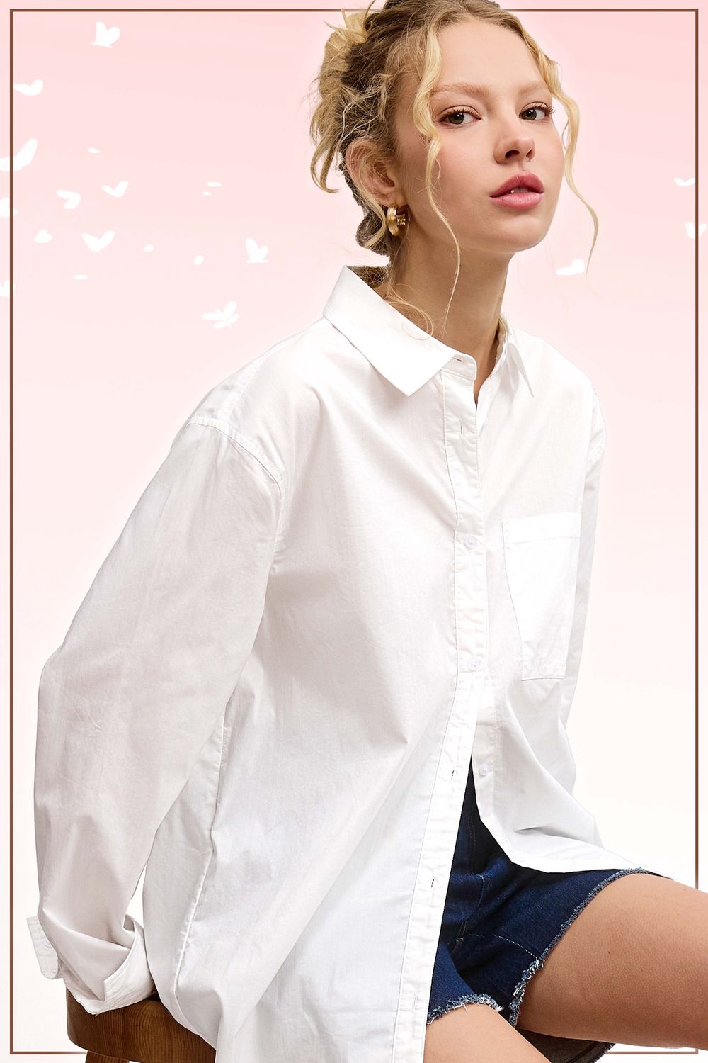CLASSIC COLLAR BUTTON DOWN SHIRT