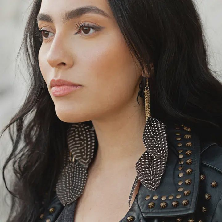 Joy Women's Myrleen Earring in Matte Gold